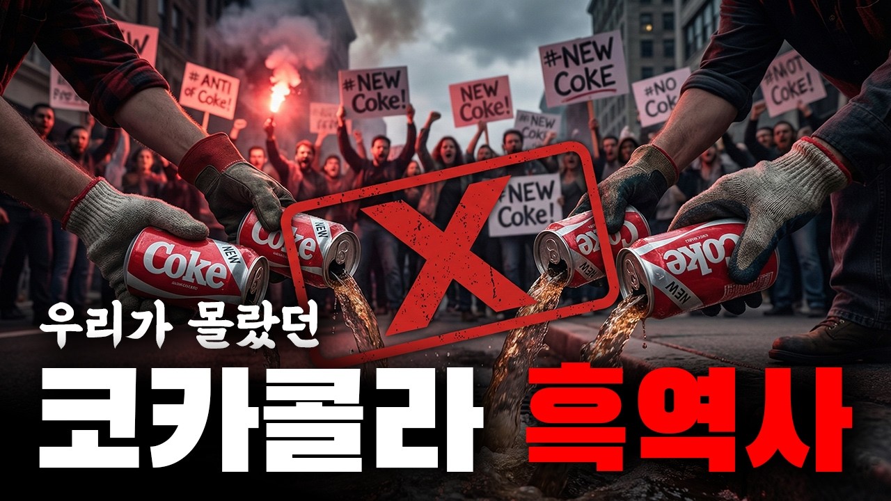 맛 바꿨다가 회사가 망할 뻔한 코카콜라의 굴욕 | 코카콜라의 역사