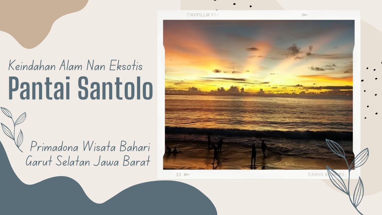 Keindahan Alam Pantai Santolo | Panorama Memukau Nan Eksotis | Surga Bahari Garut Selatan Jawa Barat