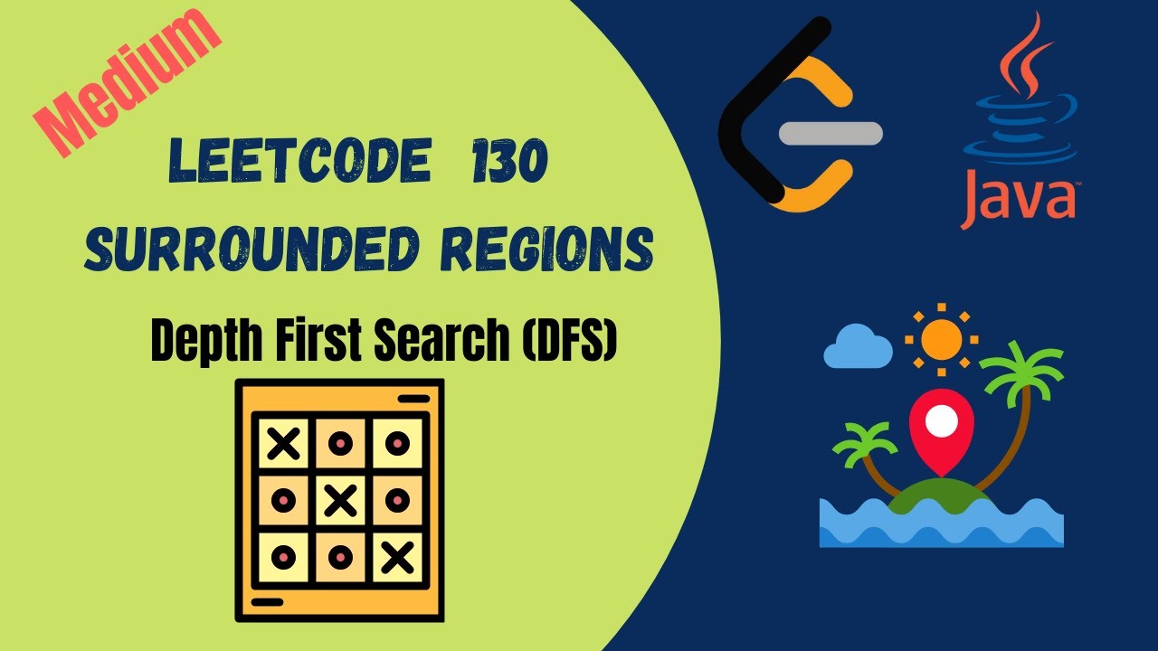 Leetcode 130 Surrounded Regions Java Solution