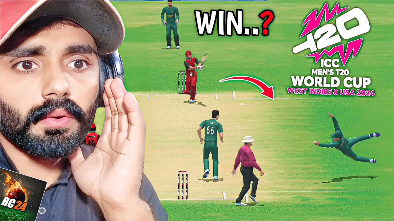 THIS MATCH WILL SAVE THR TOURNAMENT😬T20 WORLD CUP 24  PAKISTAN VS CANADA RC24 GAMEPLAY IN HINDI URDU