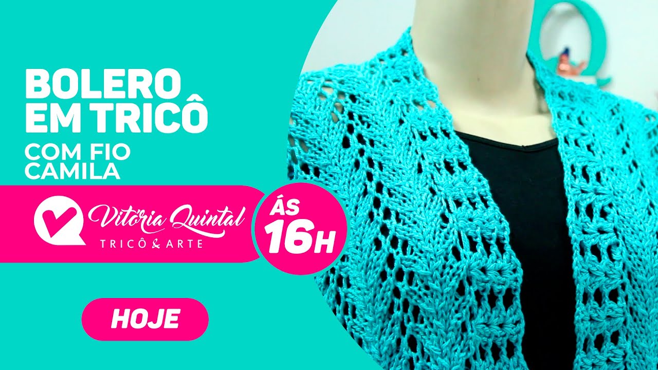 Aprenda a Fazer um Bolero de Tricô #Coatscorrente #Knitting #tejer