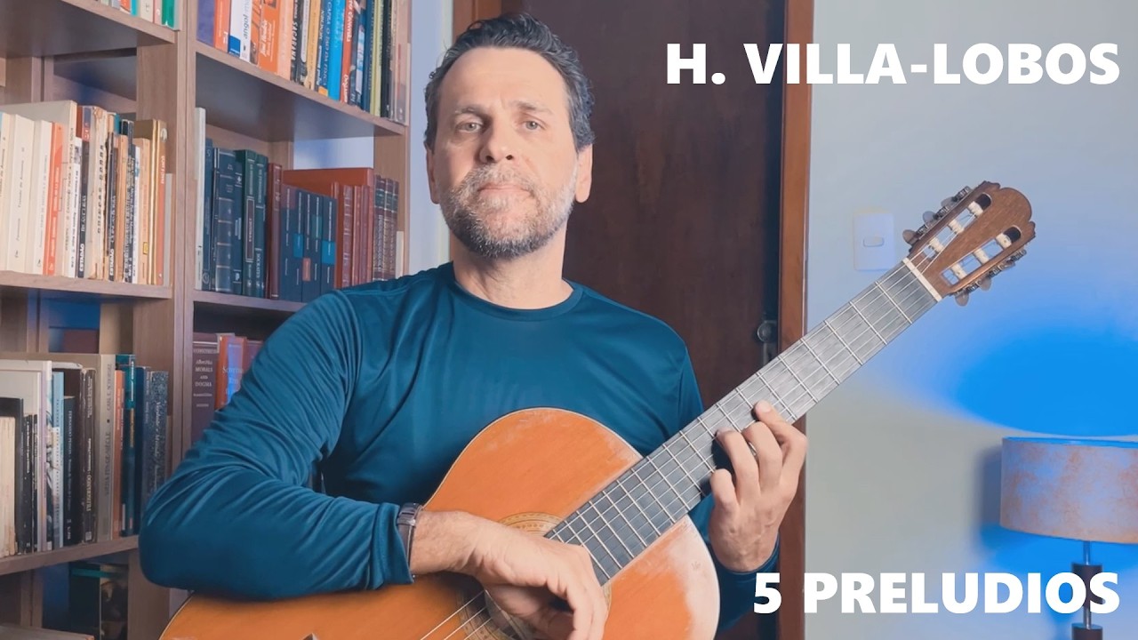 FLAVIO APRO performs VILLA-LOBOS' 5 PRELUDES  [HD Video]