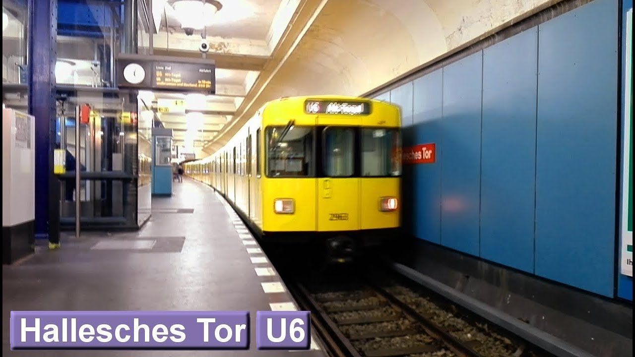 Hallesches Tor U6 : Берлинский метрополитен ( BVG F87 - F92 - F84 )
