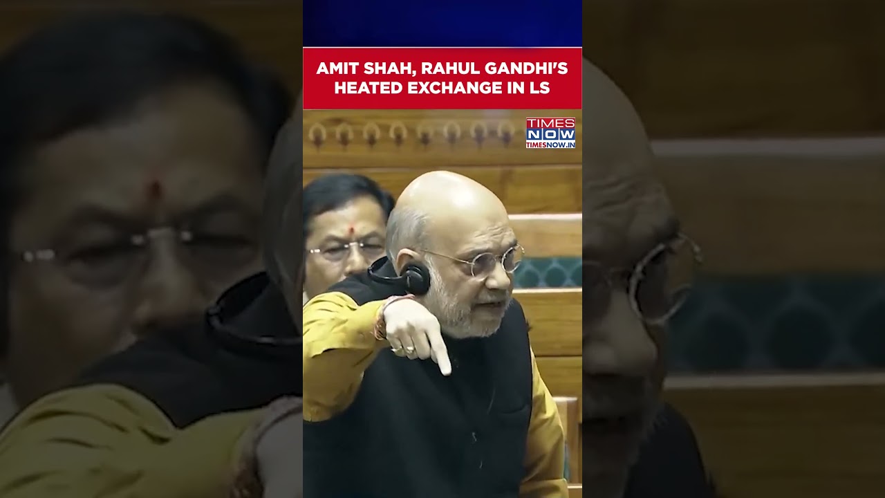 Watch: Rahul Gandhi Vs Amit Shah Fiery Clash In Lok Sabha | Parliament Budget Session #shorts