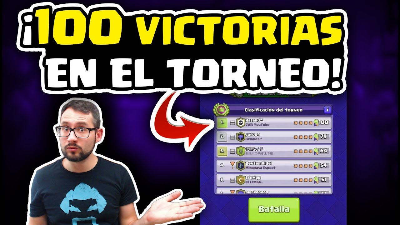 ¡EL MAZO DE 100 VICTORIAS EN EL TORNEO MUNDIAL! FUE ESTE MORTERO | Malcaide Clash Royale