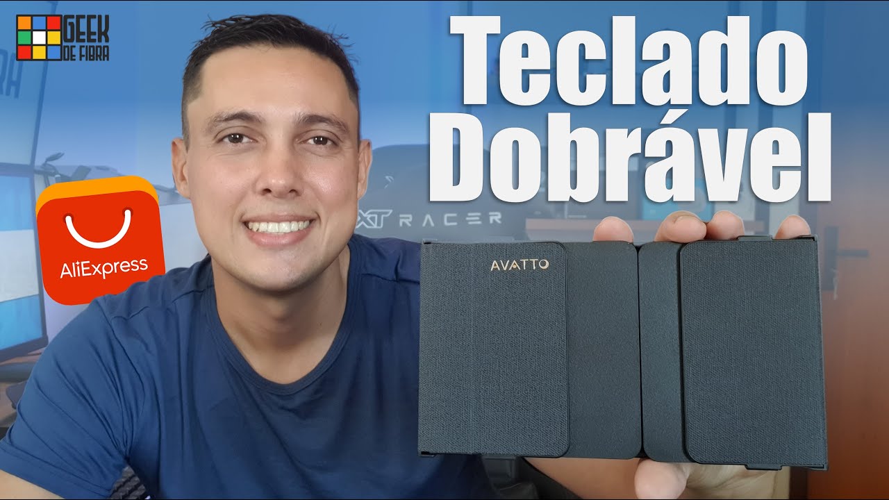 TECLADO BLUETOOPH DOBRÁVEL AVATTO - Periférico PORTÁTIL