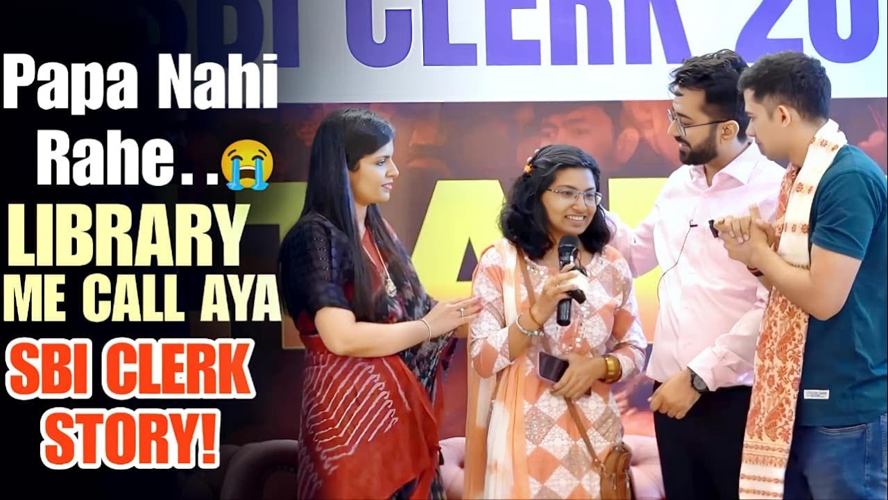 MUMMY KA PHONE AYA😢, FATHER IS NO MORE..  SBI CLERK Motivational Selection Story