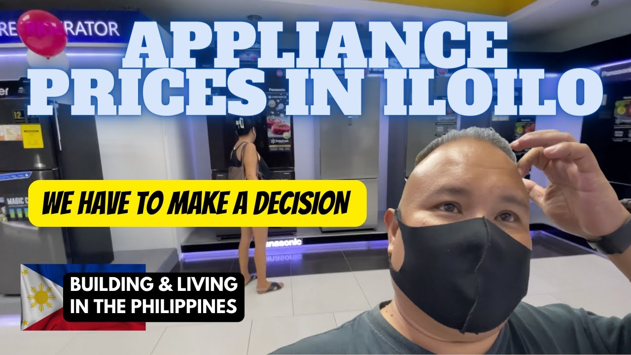 SHOPPING FOR APPLIANCES IN ILOILO | PHILIPPINES HOUSE BUILD | Fam Vlog #77