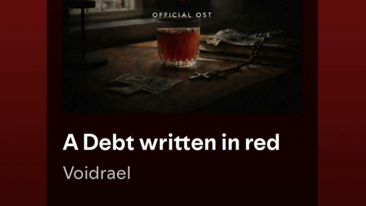 A Debt written in red    ost 