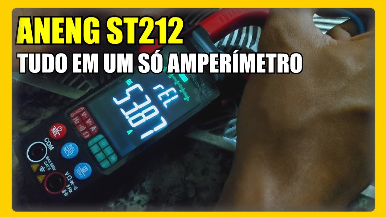 💥 ESSE AMPERÍMETRO BARATO VAI TE SURPREENDER ! TESTANDO O ANENG ST212 👌