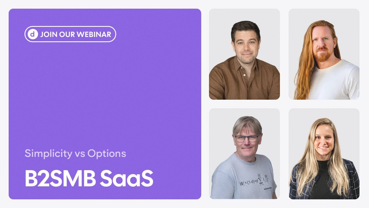 B2SMB SaaS philosophy Lab: Simplicity vs Options