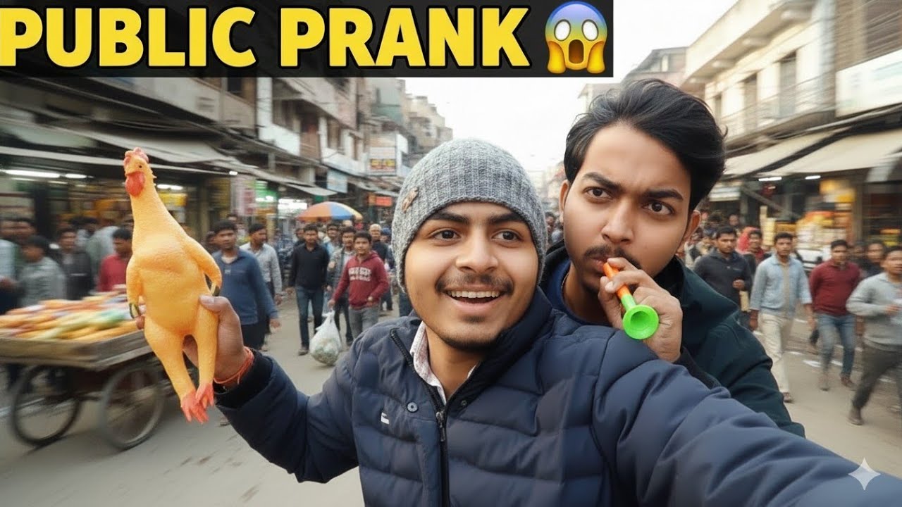 Bohot sara public prank kiye aaj 😃😃