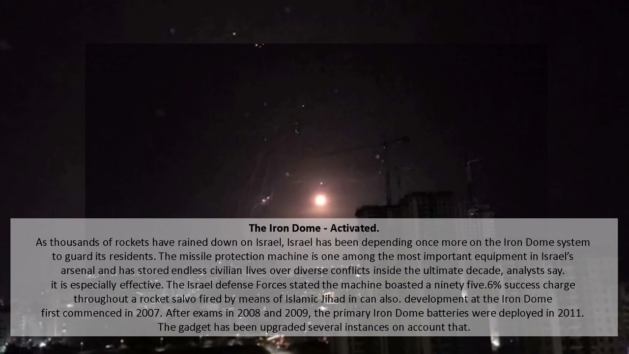 The Iron Dome - Activated | Air Defense System