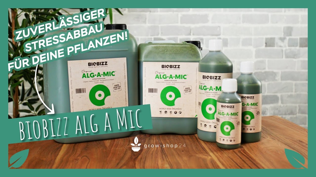 BioBizz Alg A Mic - stressfreie Pflanzen f&uuml;r mehr Ertrag!
