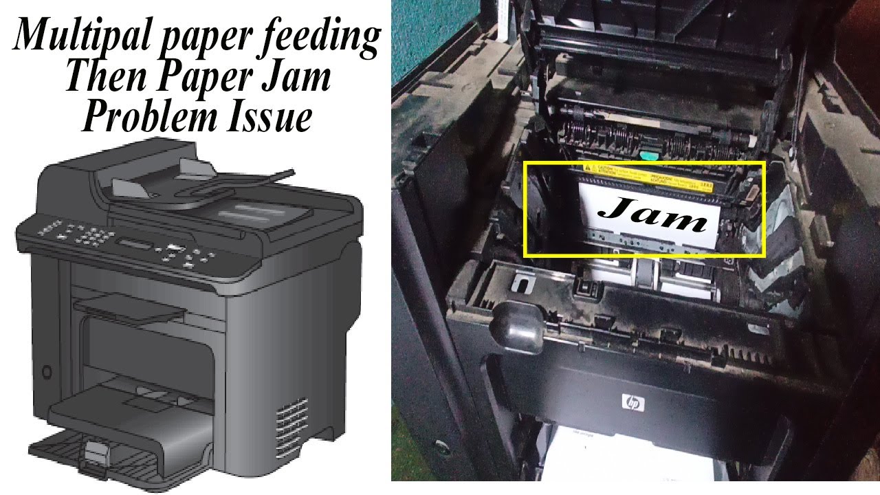 hp laserjet 1563 dnf mfp multipal paper feed error || SOLVED Paper Jam Error HP Laserjet 1536dnf MFP