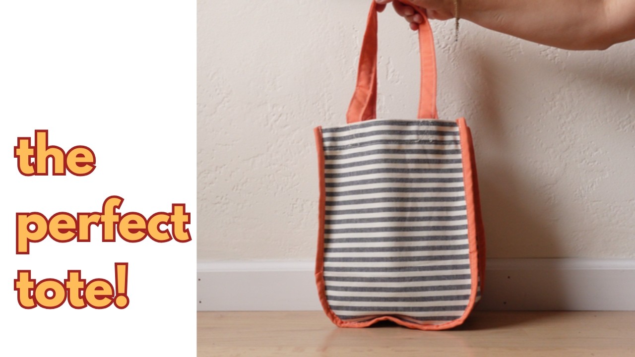 How to sew the perfect tote - beginner friendly!