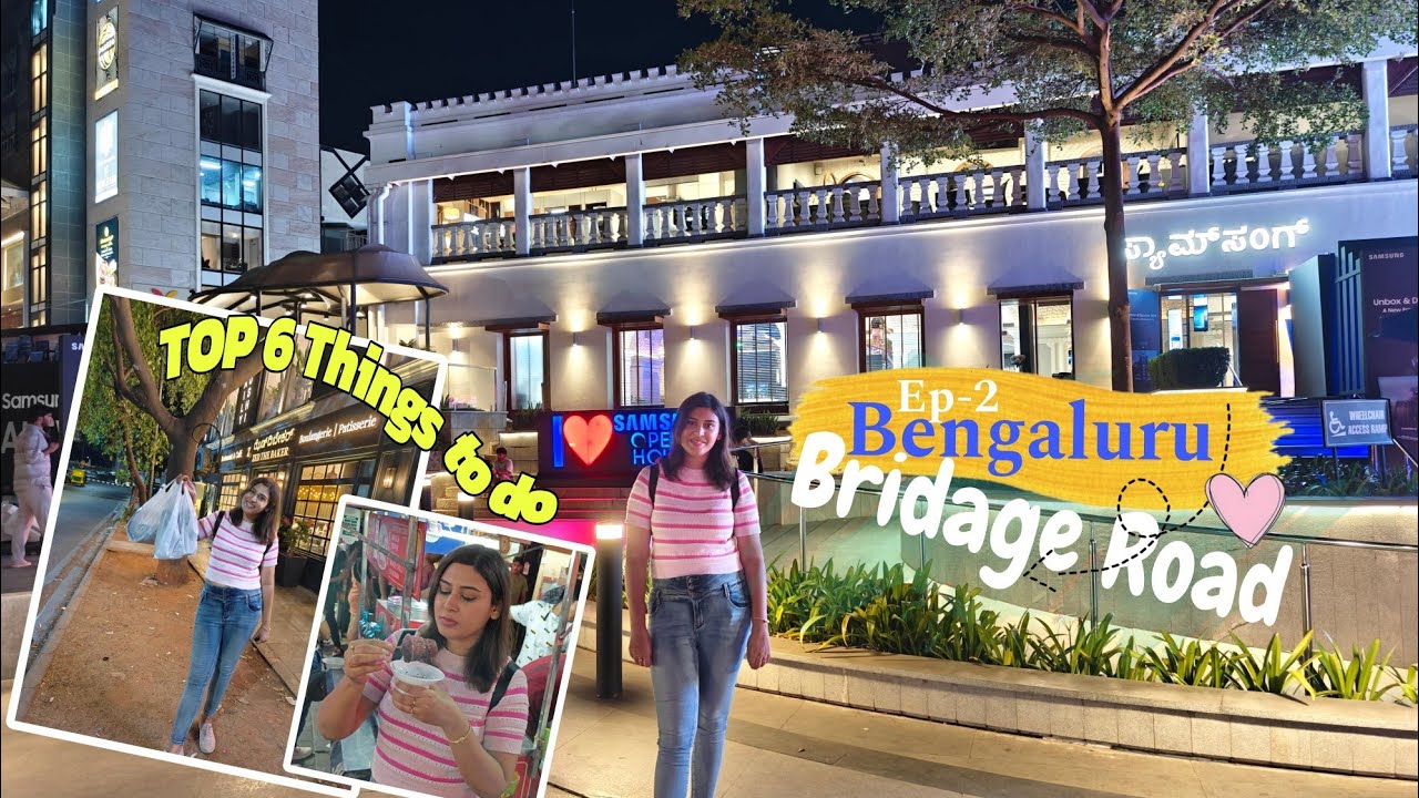 TOP 6 Things to do in BRIGADE ROAD | Exploring Bangalore With Tanya #bangalore #viral