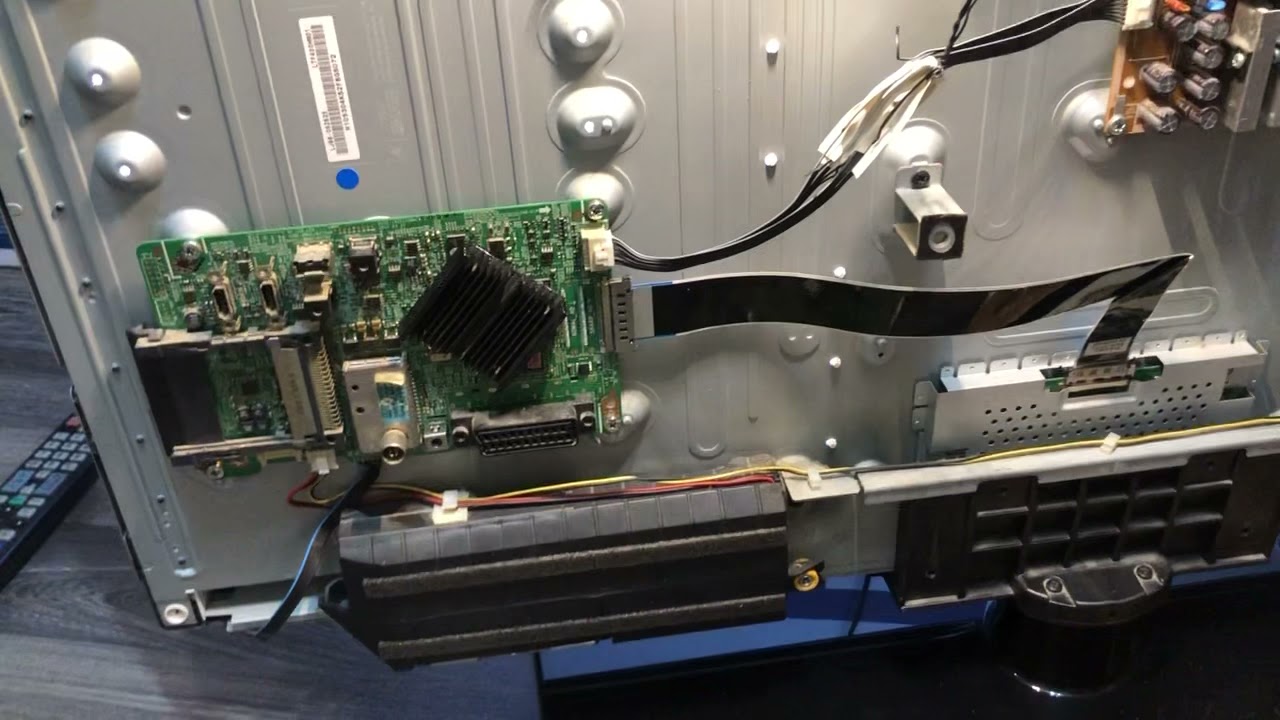 Samsung замена mainboard от другой модели. Main le40c530