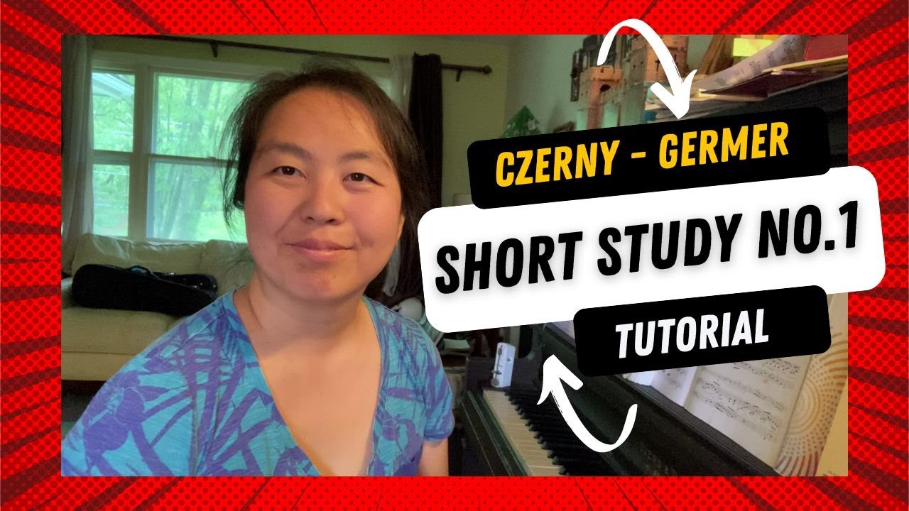 Czerny Germer Tutorial Selected Piano Studies volume 1, number 1