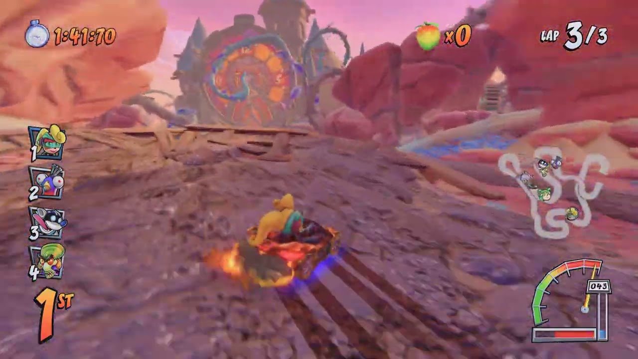Crash Team Racing Nitro-FueledFinishing the uka Cup.