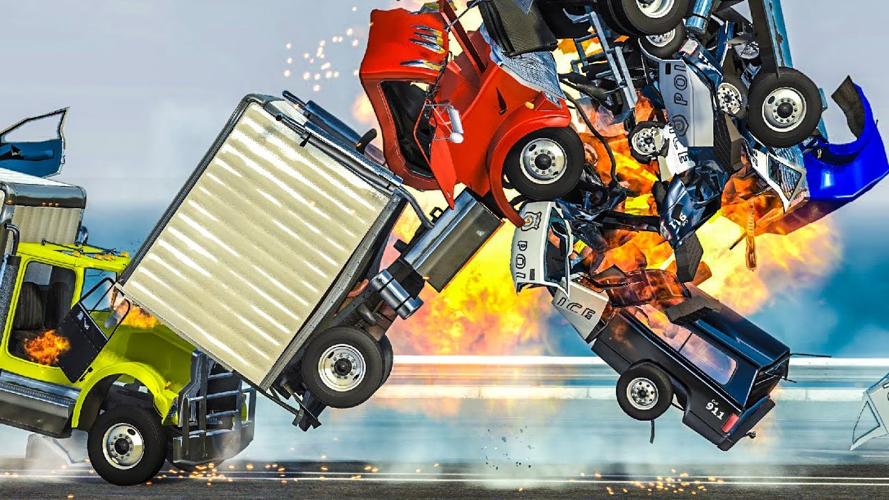 EXTREME CRASHES #5 - BeamNG Drive