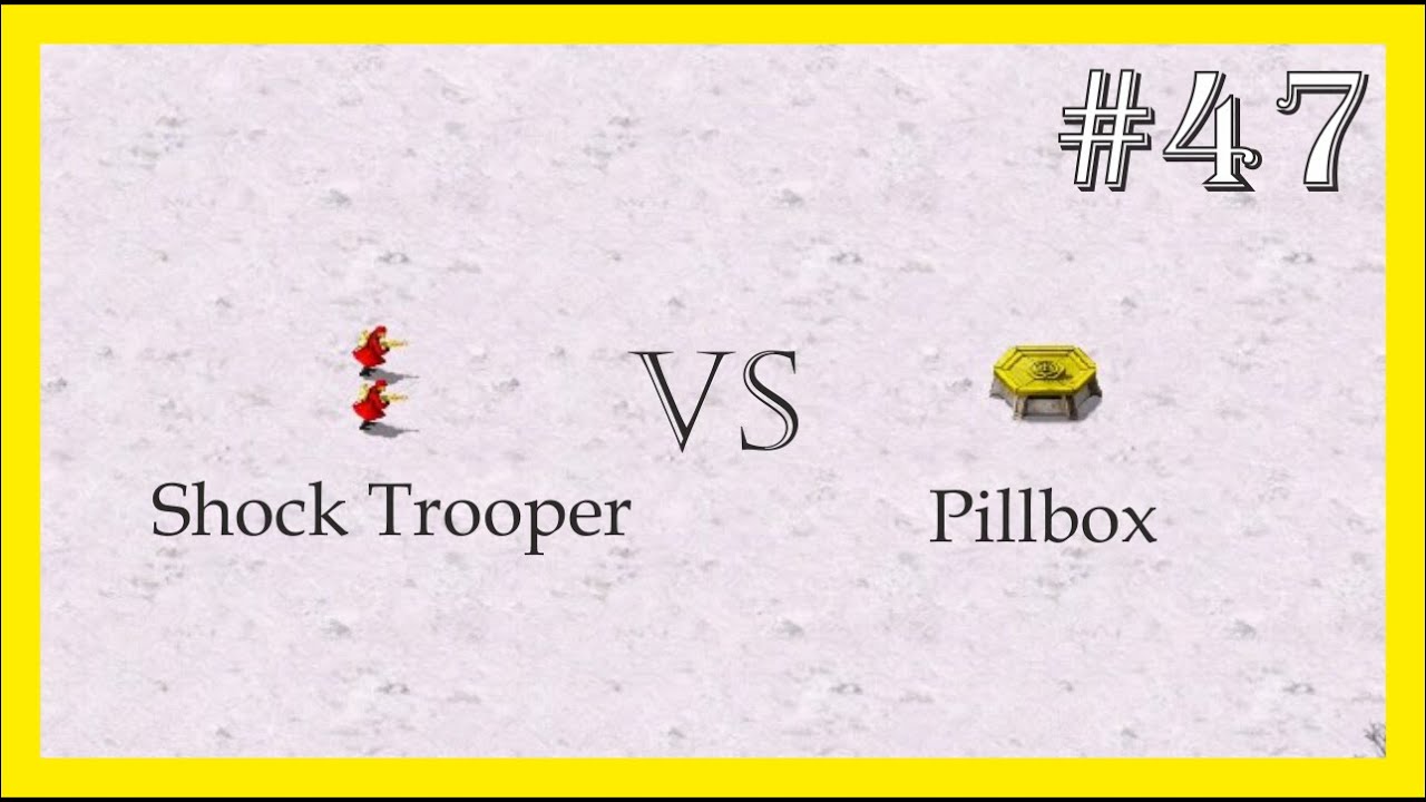[VS Series] C&C Remastered: Red Alert | Shock Trooper VS Pillbox - Ep. #47