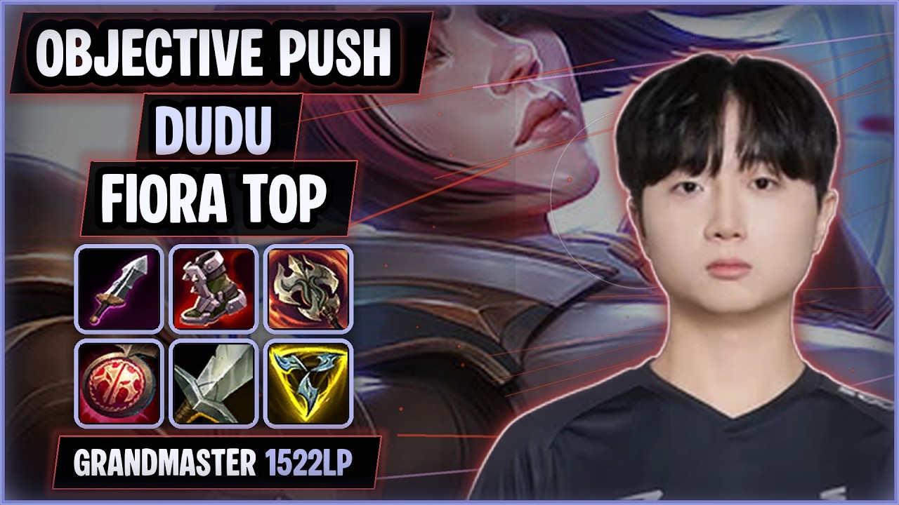 1,522 LP Grandmaster DuDu Locks In Fiora vs Tryndamere