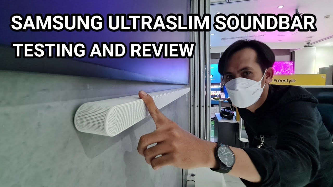 Samsung Soundbar HW-S801B S-Series 2022 (White). Ultra Slim Soundbar