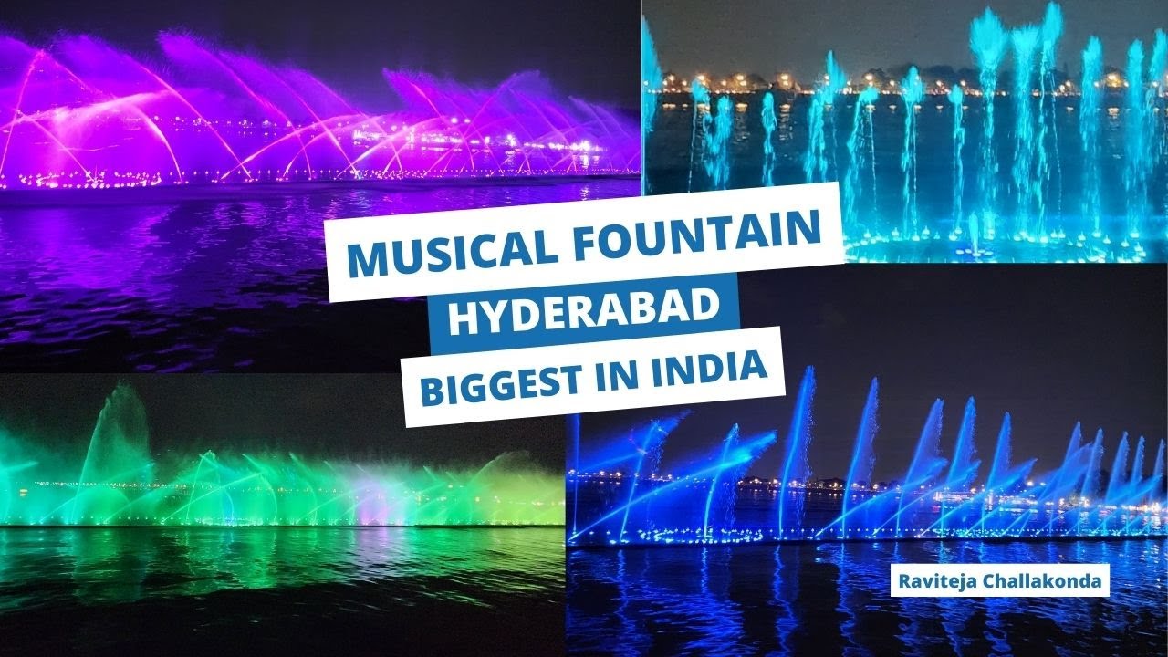 Mesmerizing Water Fountain at Hyderabad | India&rsquo;s largest musical floating fountain @ Hyderabad