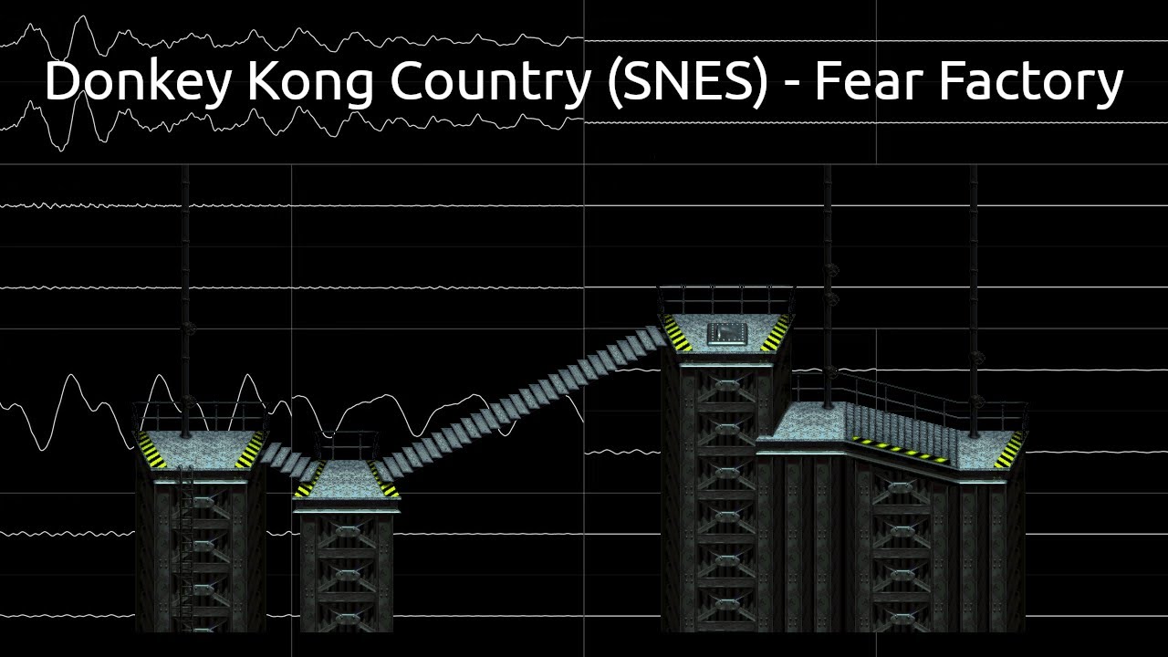 Donkey Kong Country (SNES) - Fear Factory | Oscilloscope view