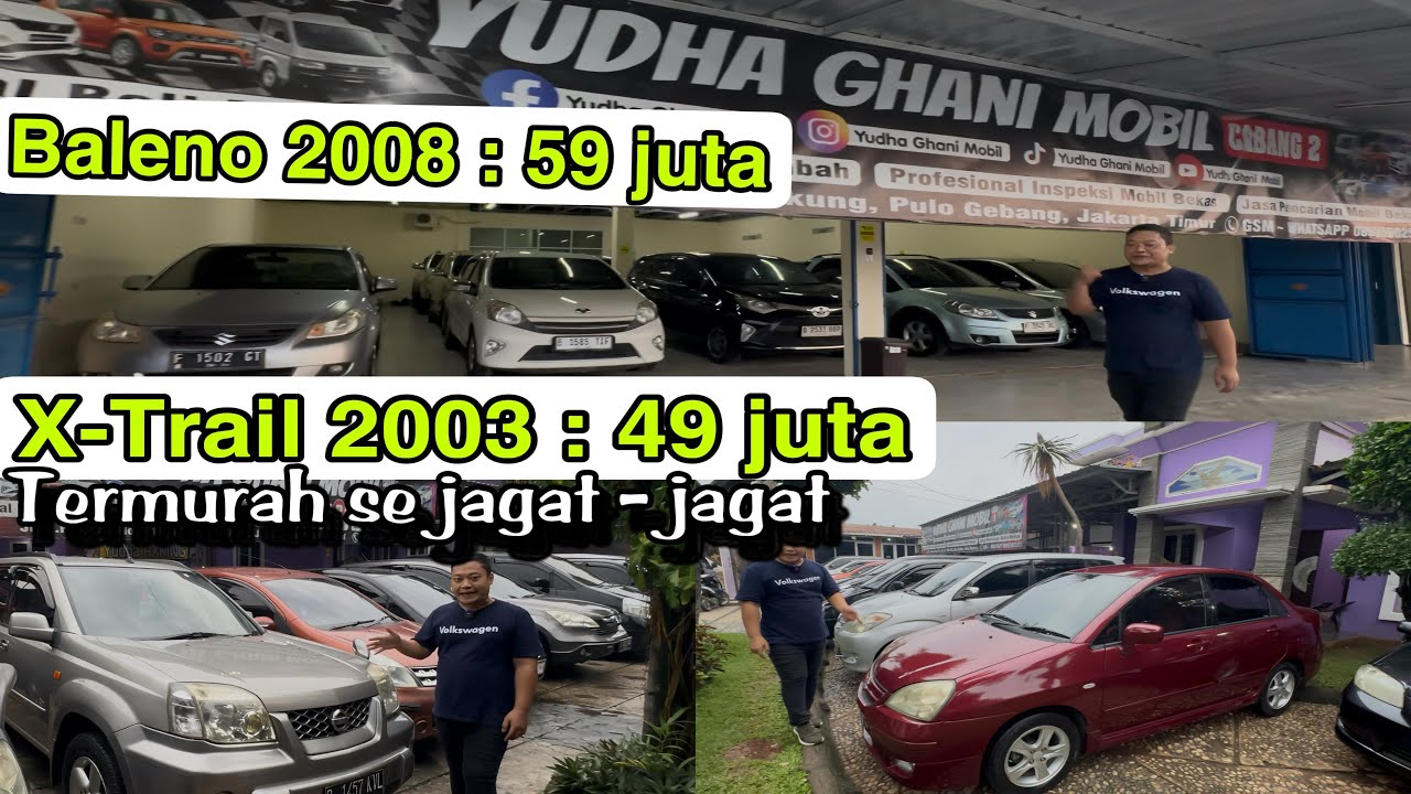 MOBIL BEKAS TER MURAH SEJAGAT JAGAT - READY STOK MELIMPAH - YUDHA GHANI MOBIL