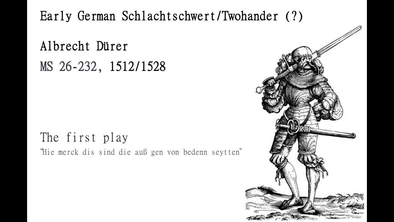Twohander / Schlachtschwert (Albrecht Dürer)