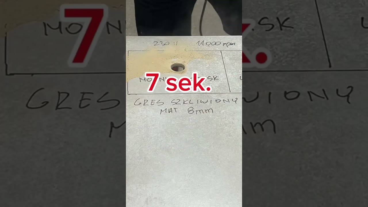 Rzetelny test otwornice SENDI EXTREME  link do sklepu w komentarzu. PROAGMAR sklep dla glazurników 