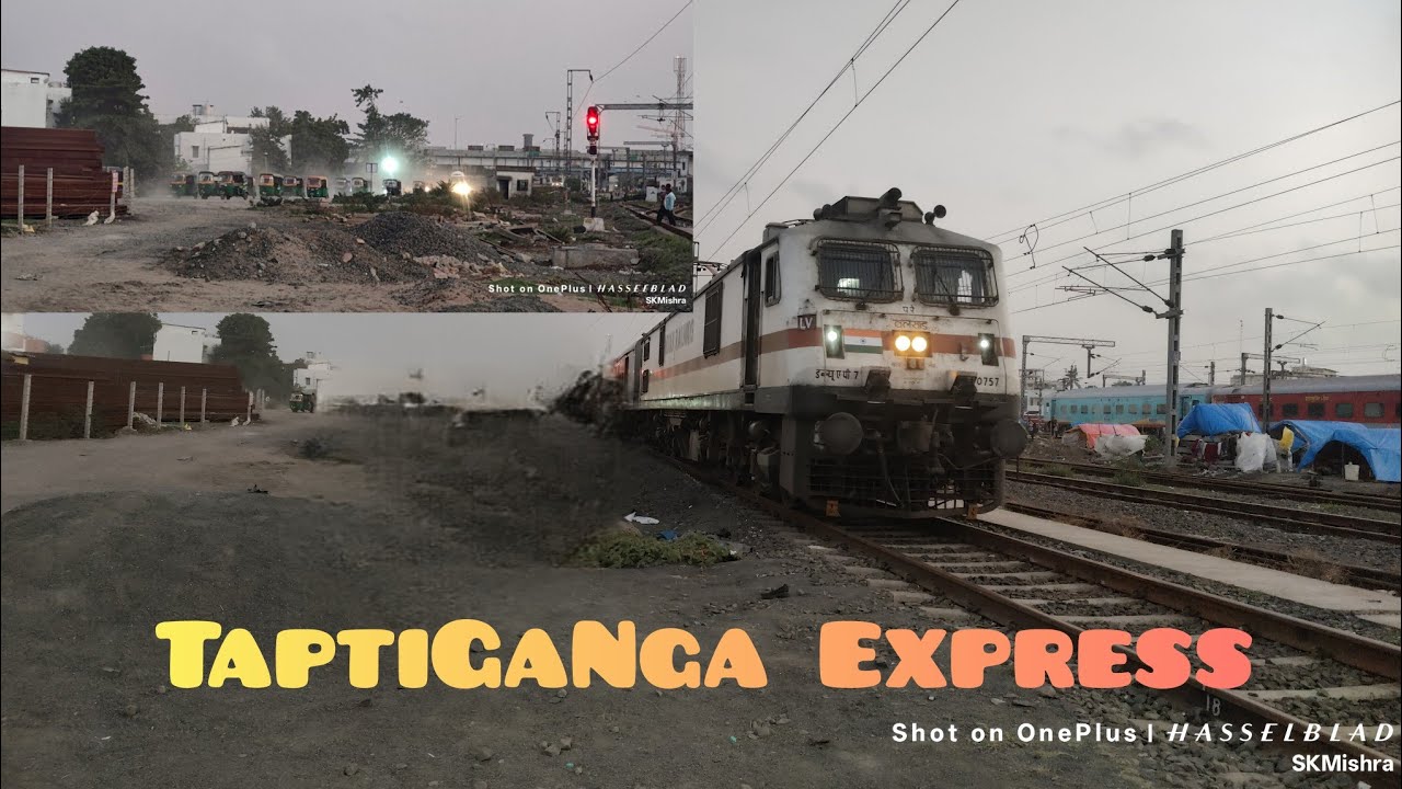 रिक्शावालों की लगी रेस ताप्ती गंगा को आता देख | Tapti Ganga Express Arrival Sparks RICKSHAWALAS RUSH
