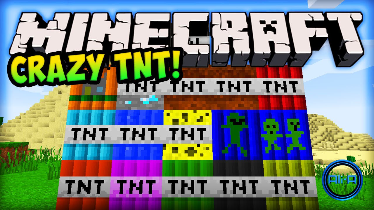 Minecraft Mods CRAZY TNT - WE BROKE MINECRAFT! - Minecraft Mod TNT
