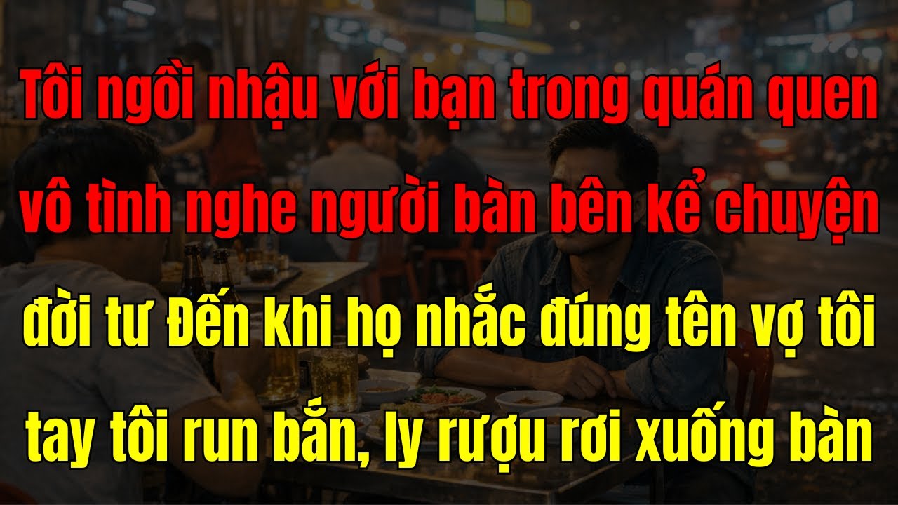 Nghe Vợ Bị Tố Ngoại Tình Ngay Quán Nhậu – Người Chồng Im Lặng Và Cái Kết Không Ai Ngờ