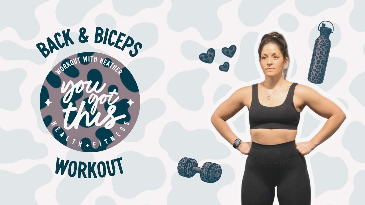 Back & Biceps Workout at Home