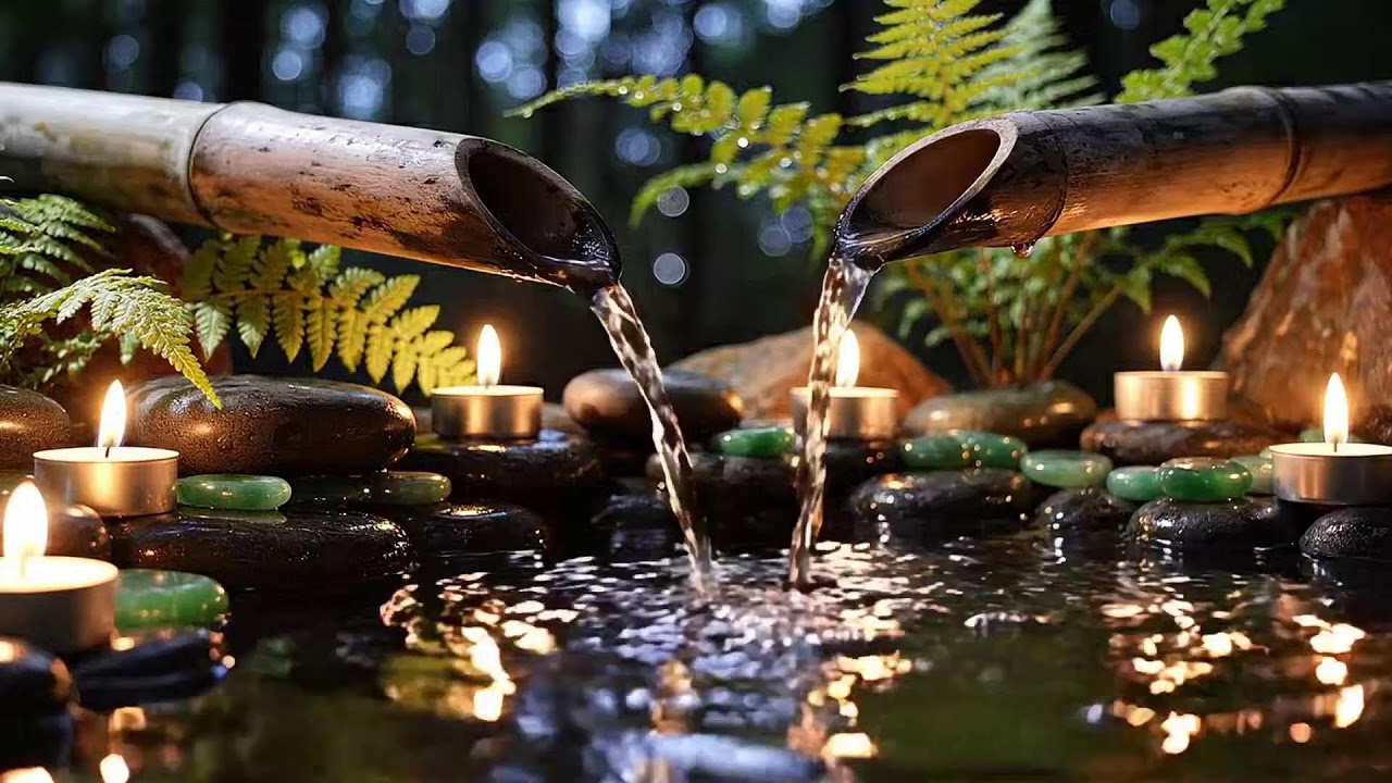 Relaxing Music for Relieves Stress 🌿 Water Sounds, Insomnia Relief & Calm Mind