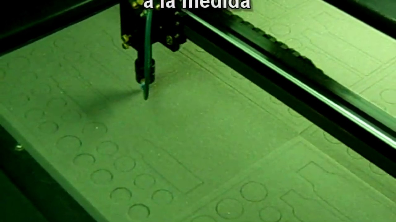 corte laser en esponja poliuretano, corte laser empaques