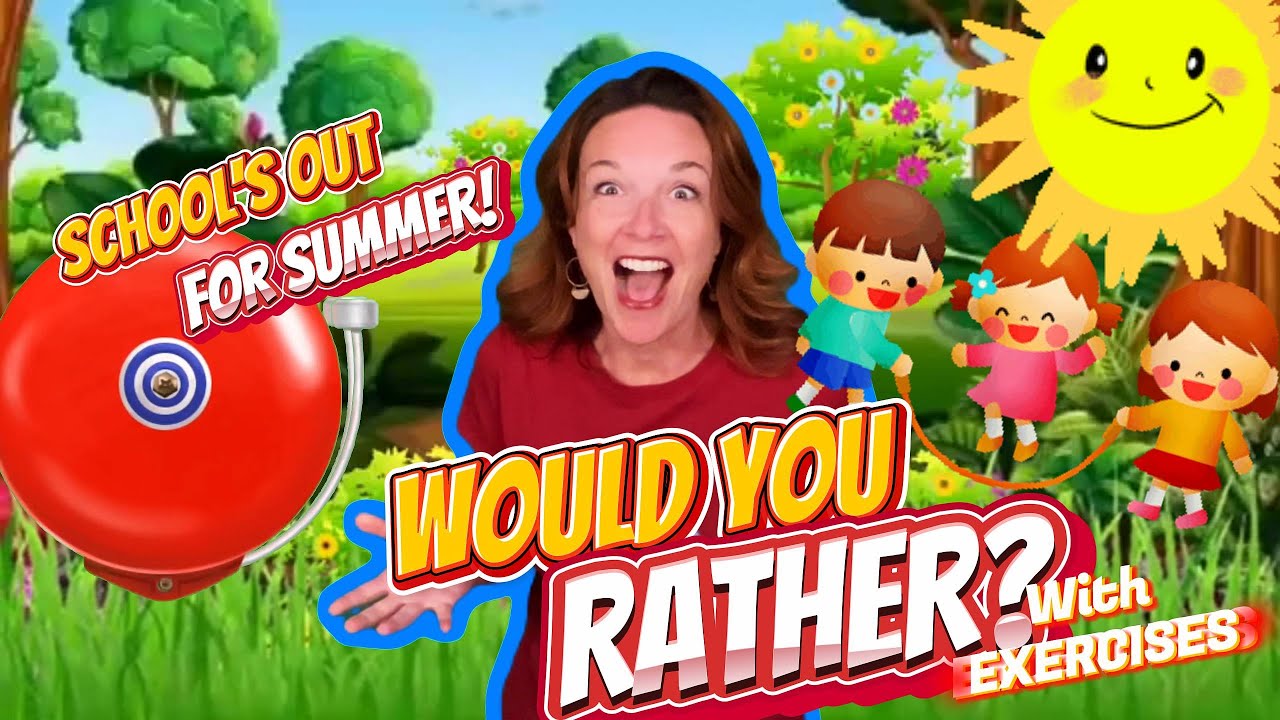 🎉 SUMMER EXERCISE WOULD YOU RATHER CHALLENGE! 🌞 Games for kids! Summer vibes!