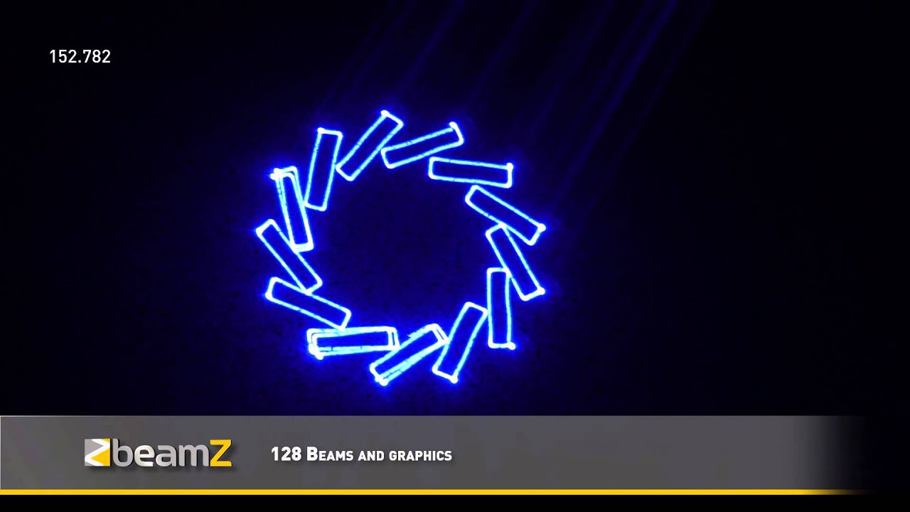 BeamZ Hyperion Animation Laser Blue DMX SD 152.782