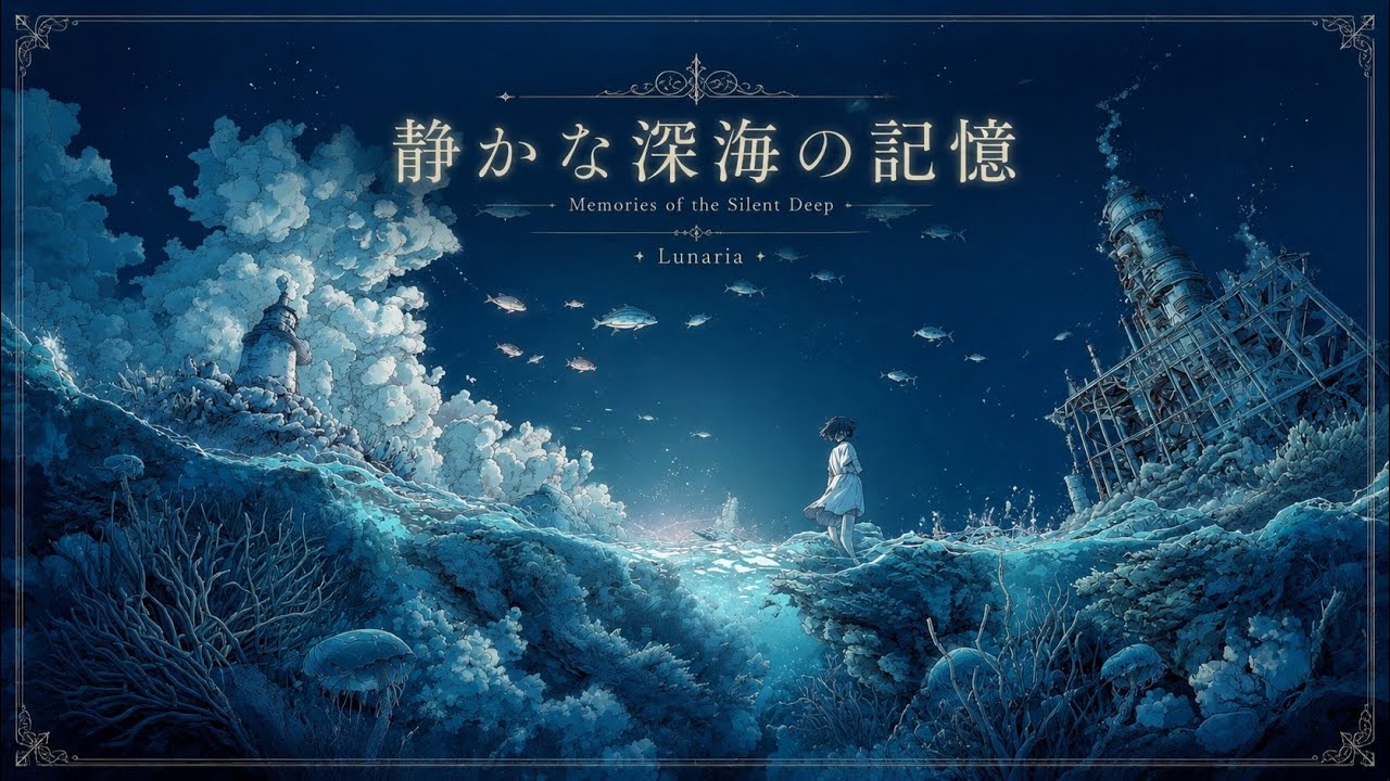 【ピアノBGM】深海の夢 – Dream Beneath the Sea | Dreamy Piano Ambience for Sleep | Dreamy Relaxing Night Music