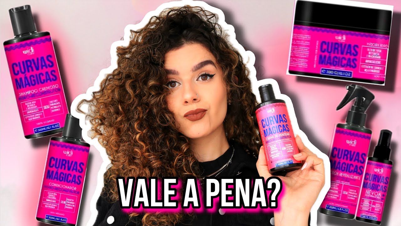 TESTEI A LINHA CURVAS MÁGICAS WIDI CARE