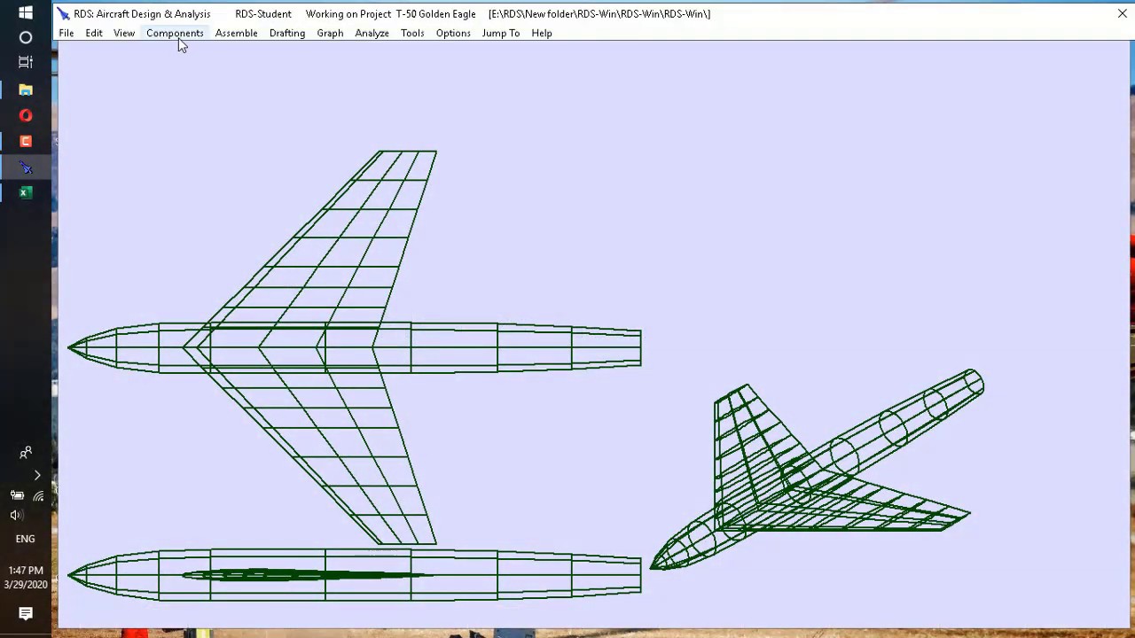 Raymer Design Software Tutorial Part-1