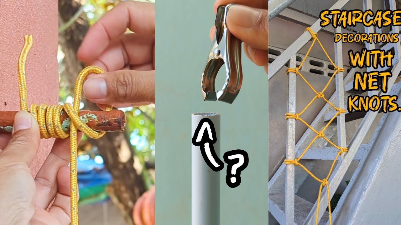 18 удивительных способов завязывания сложных узлов и трюков на веревке.