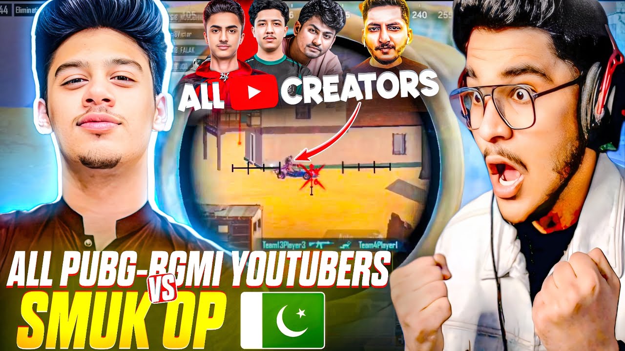 Highest KD Player *SmukOP* VS Howbrand, TMG Markhor & 🇵🇰Live Streamers  | Reaction by VampFyre