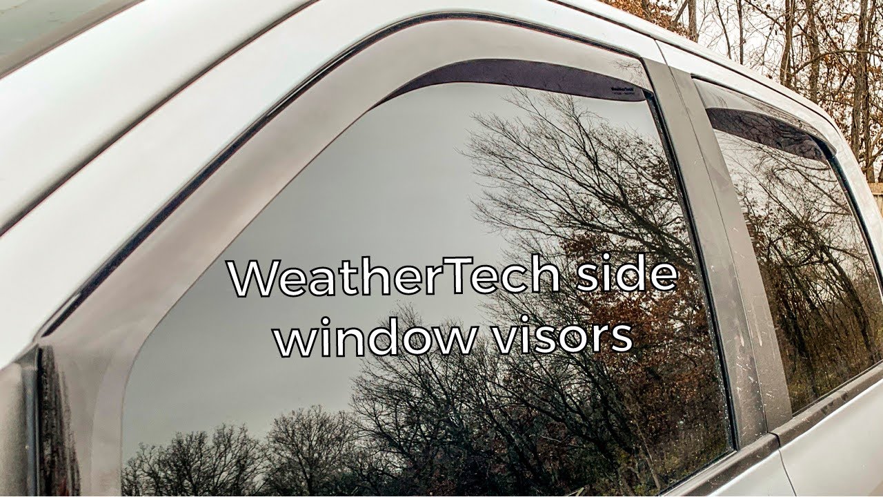 Установка козырька на боковое окно WeatherTech, как сделать/сделай сам