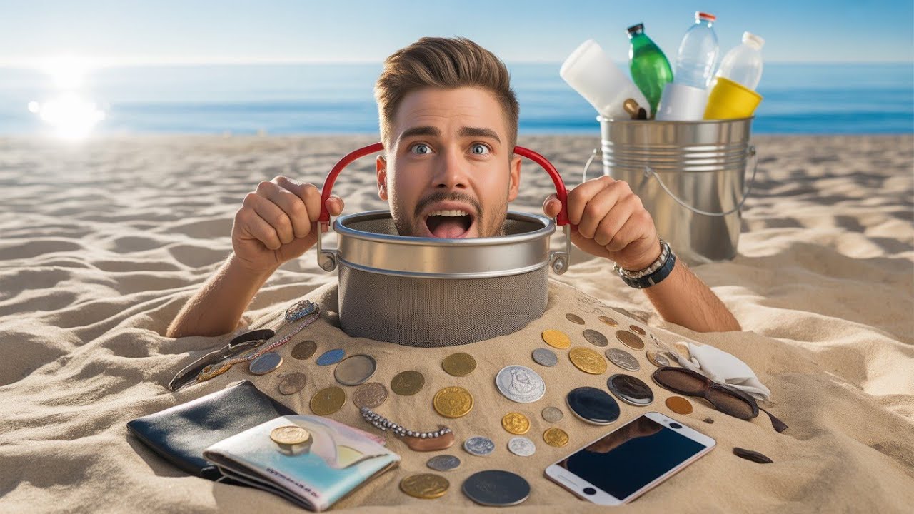Real Treasure Hidden in the Sand?! Beach Cleanup Finds