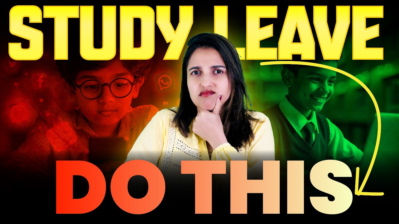 Don’t Waste Your Study Leave! Do This Instead