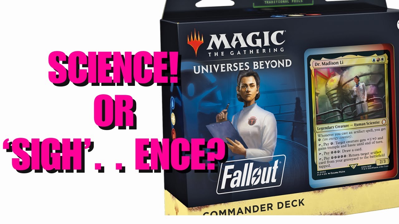 Обзор и улучшения для колоды Science! / Fallout Commander Precon / Magic: The Gathering
